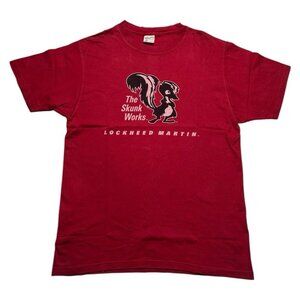 Buzz Rickson Skunk Works Lockheed Martin Aviation Air Force Vintage Shirt Size M